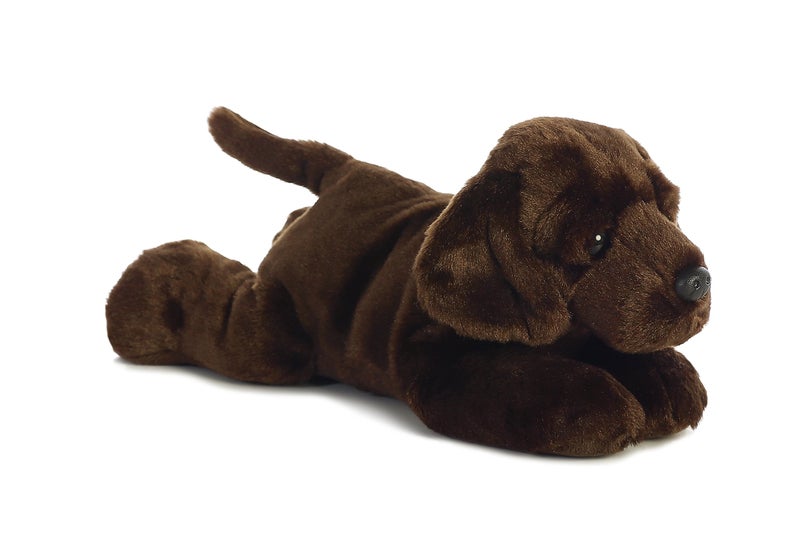 AuroraÂ® Adorable Flopsieâ„¢ Maxâ„¢ Chocolate Lab Stuffed Animal - Used to Create Imaginative Play Adventures - Perfect for Birthdays, Kids and Adults, All Ages - Brown 12.5 Inches - Image 1