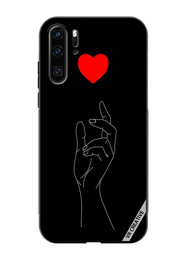 VR CREATIVE Protective Case Cover For Huawei P30 Pro Hear Amoled Design Multicolour - Image 1