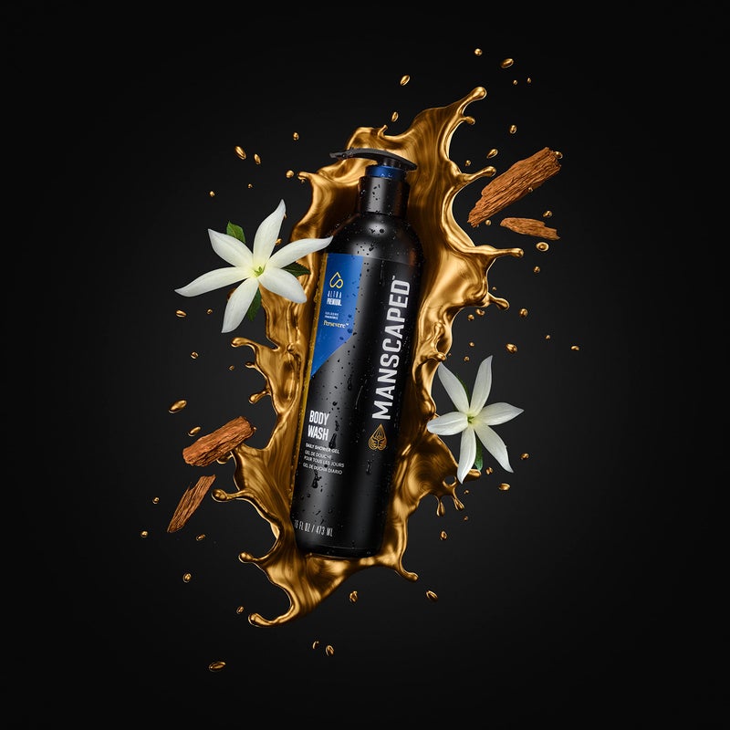 MANSCAPEDÂ® Menâ€™s UltraPremium PersevereÂ® Body Wash, Luxurious Clean Formula Infused with Aloe Vera and Sea Salt, Refreshing and Nourishing Daily Shower Gel for Hydrating Skin, (16 oz), 2 Pack - Image 5