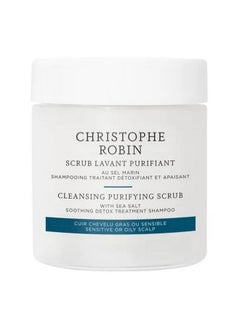 Christophe Robin Cleansing Purifying Scrub With Sea Salt For Oily And Itchy Scalp Detox 75Ml (Low Dioxane) 2024 Edition  - Image 1