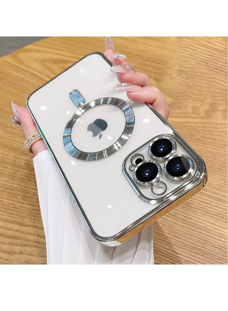 GENNEXT Compatible iPhone 14 Pro Max Case  with MagSafe Anti-Scratch Shockproof Protective Slim Electroplated iPhone 14 Pro Max Case for Women Men - Image 1