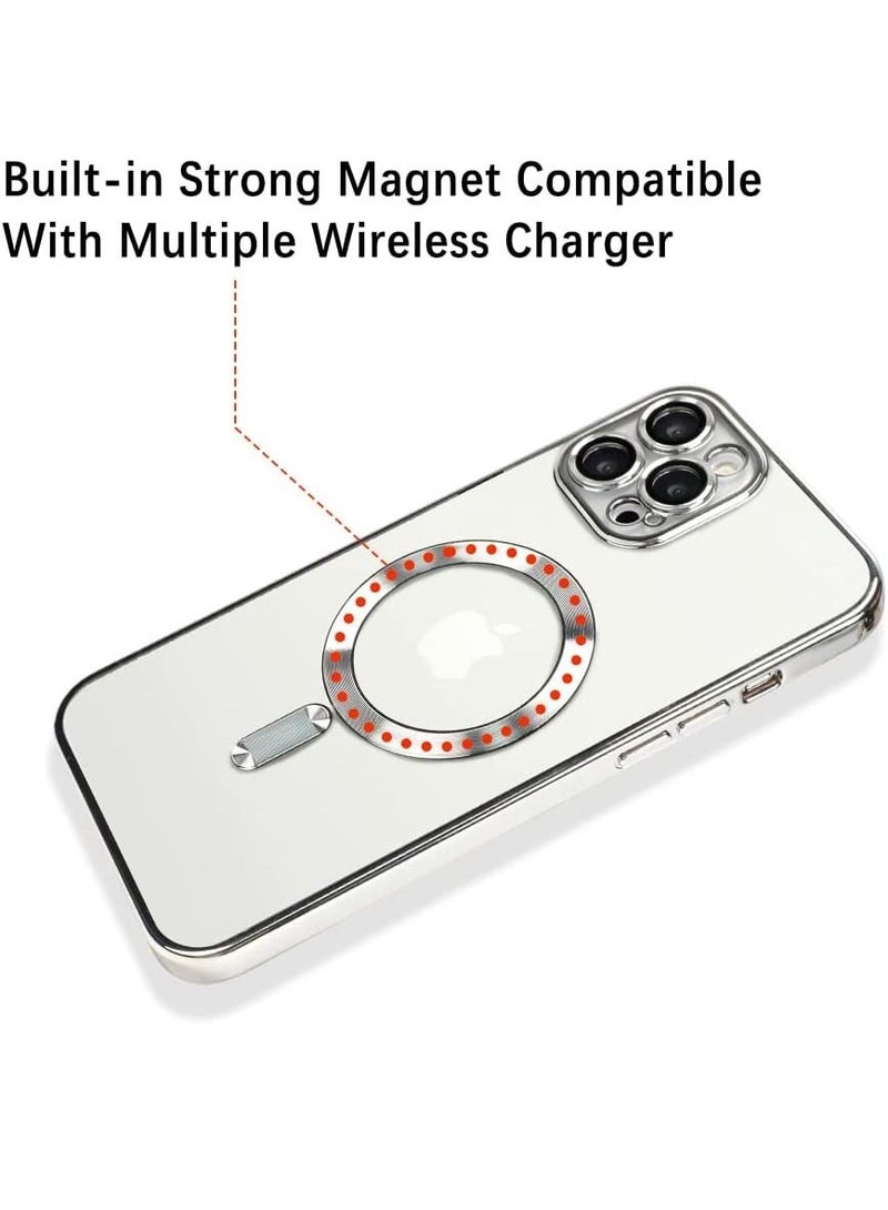 GENNEXT Compatible iPhone 14 Pro Max Case  with MagSafe Anti-Scratch Shockproof Protective Slim Electroplated iPhone 14 Pro Max Case for Women Men - Image 3