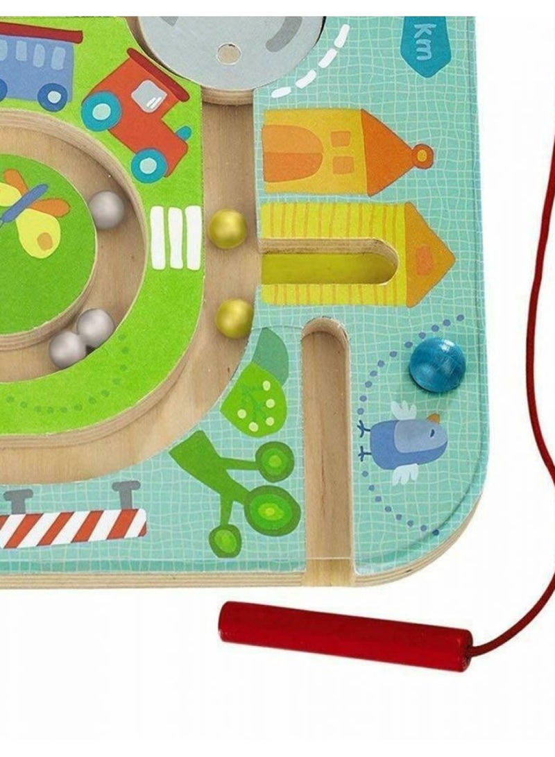 HABA HABA Town Maze Magnetic Puzzle Game - Learning & Education Toys for Preschoolers  - Image 5