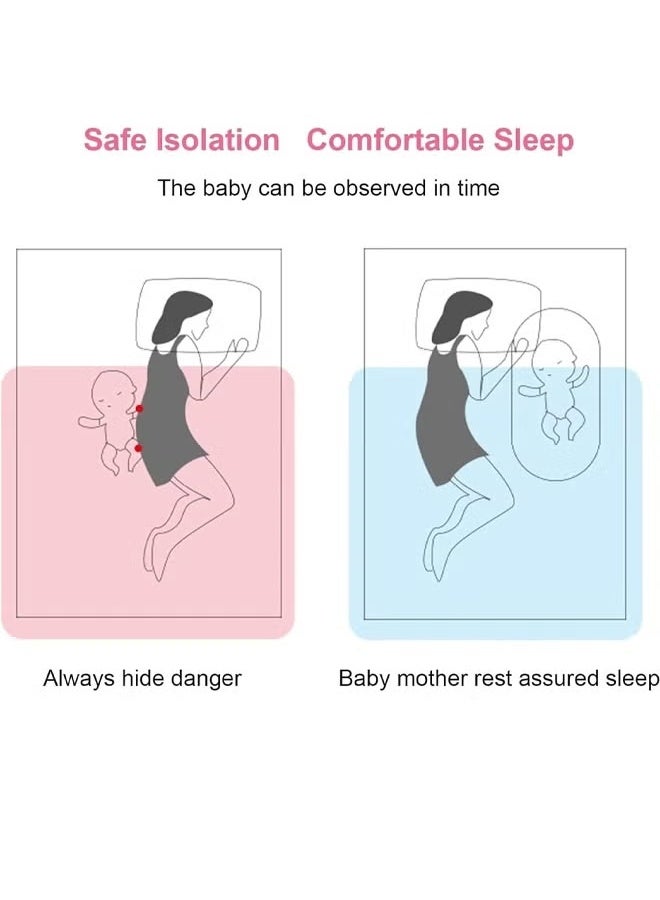 Berma Baby سرير محمول، سرير سفر للأطفال مع ناموسية ومظلة شمسية، خيمة أطفال قابلة للطي، سرير قابل للغسل، سرير سفر بيونيك، سرير قابل للتنفس، سرير قابل للطي مع ناموسية، سرير سفر متعدد الوظائف - Image 5