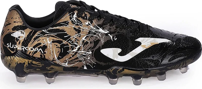 Joma Men's Football Cleats Super Copa 2431 Black Gold Firm Ground SUPS2431FG