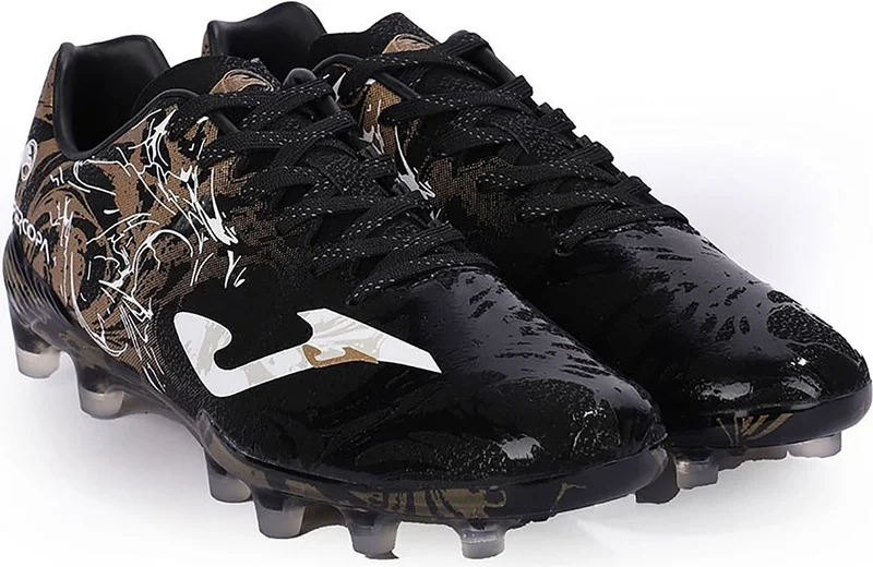 Joma Men's Football Cleats Super Copa 2431 Black Gold Firm Ground SUPS2431FG