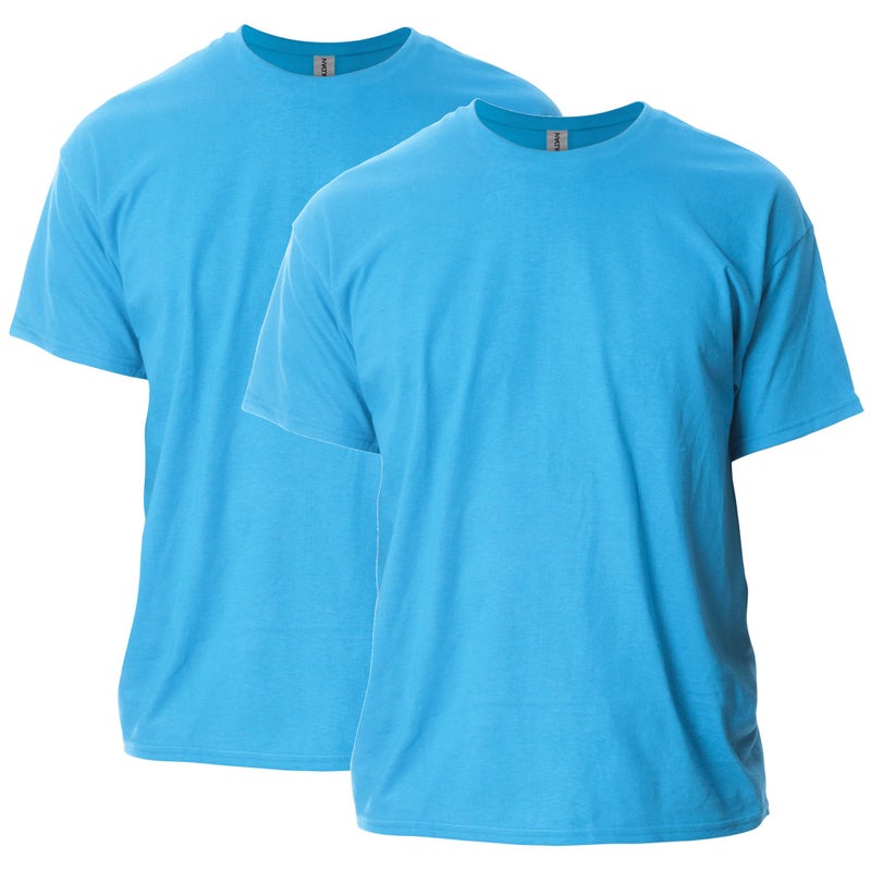 Gildan Adult Ultra Cotton TShirt Style G2000 Multipack Sapphire 2Pack Large - Image 2