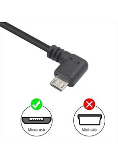 Duttek USB Header to Micro USB Dupont Cable, 90 Degree Right Angle Micro USB Male to 5 Pin Motherboard Female Adapter Dupont Extended Cable 50CM/1.64FT (2-Pack)  - Image 5