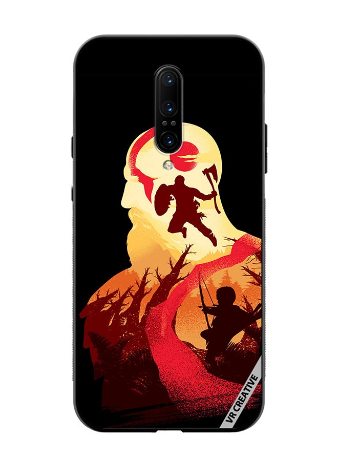 VR CREATIVE Protective Case Cover For OnePlus 7 Pro God Of War Design Multicolour - Image 1