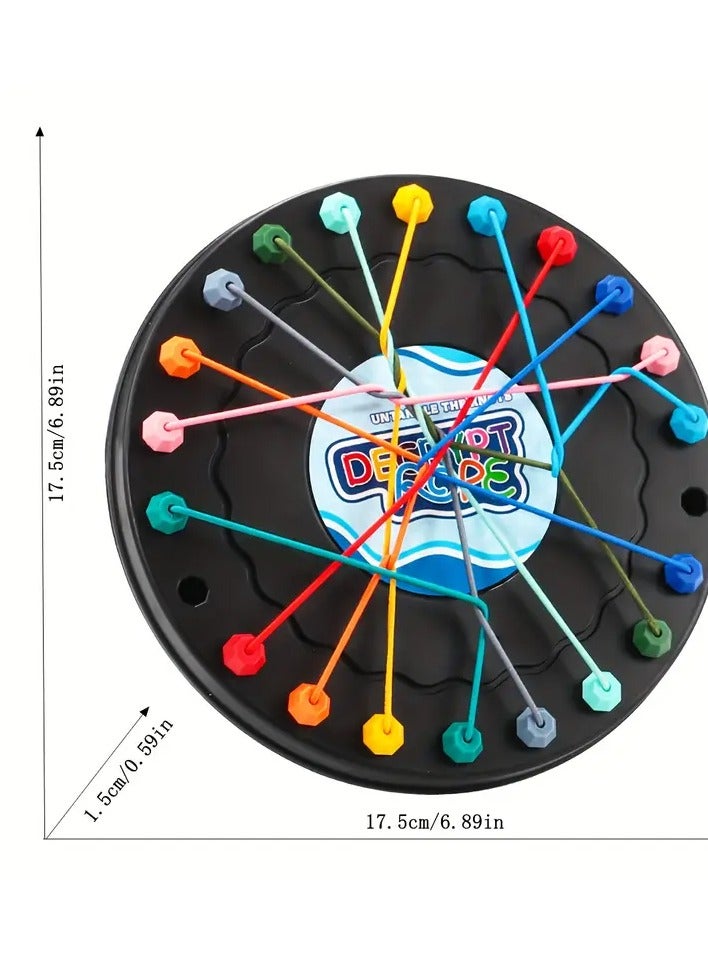 Brain-Teaser Rope Toy for Kids – Educational Puzzle Game for Ages 3-6, Enhances Focus & Coordination, Ideal for Parties & Family Fun  - Image 2