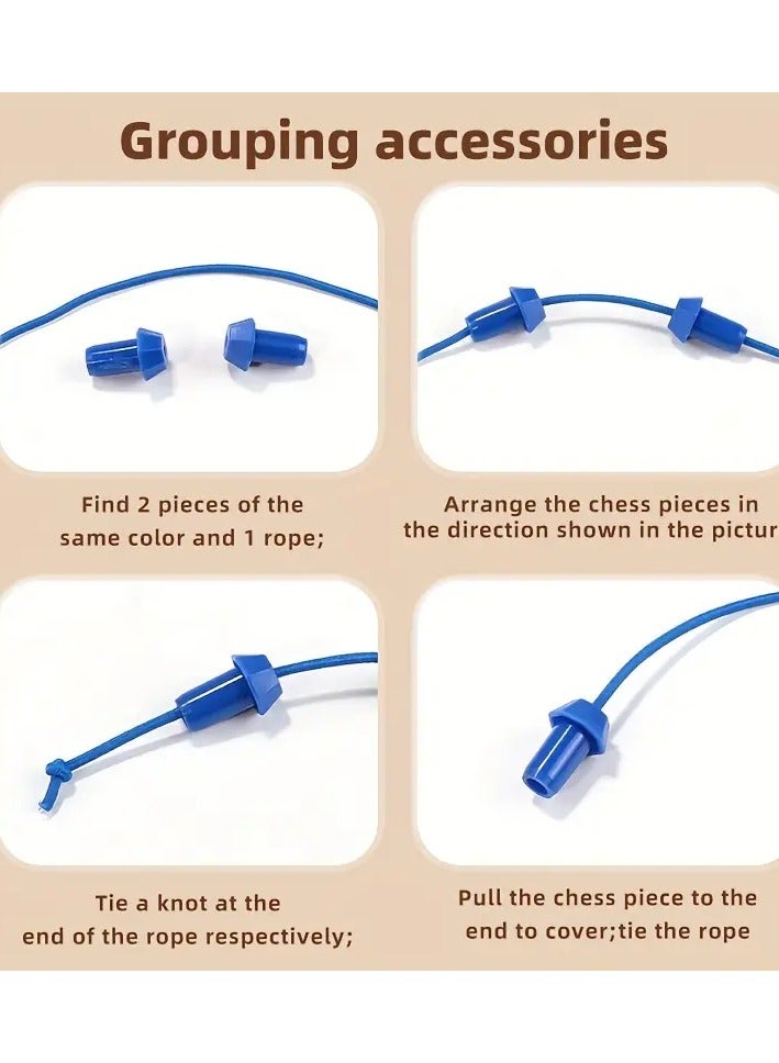 Brain-Teaser Rope Toy for Kids – Educational Puzzle Game for Ages 3-6, Enhances Focus & Coordination, Ideal for Parties & Family Fun  - Image 3
