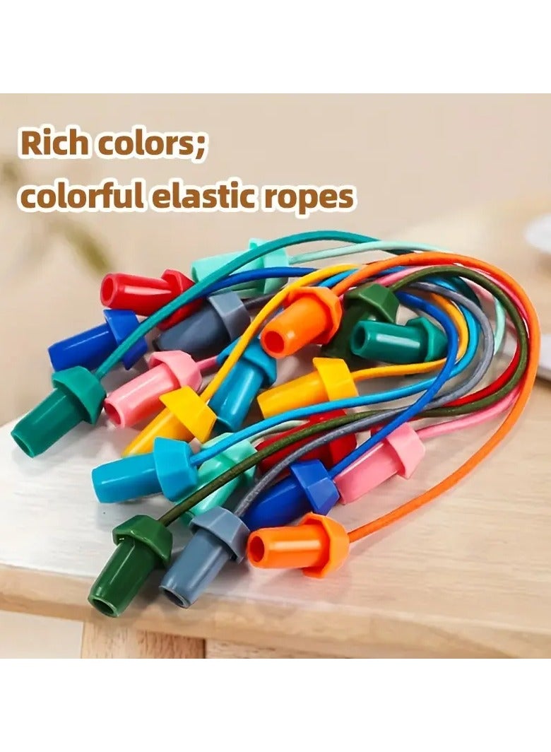Brain-Teaser Rope Toy for Kids – Educational Puzzle Game for Ages 3-6, Enhances Focus & Coordination, Ideal for Parties & Family Fun  - Image 4