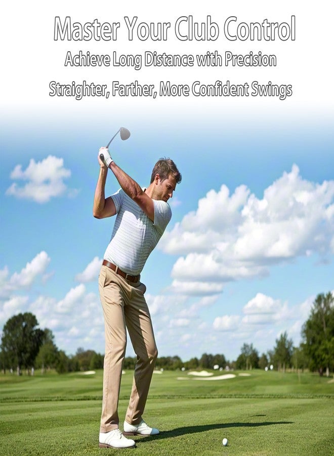 Kelyva Golf Swing Trainer T Grip Aid - Golf Grip Trainer, Rubber Golf Training Aid for Correct Posture, Two Sizes with Carry Bag - Image 4