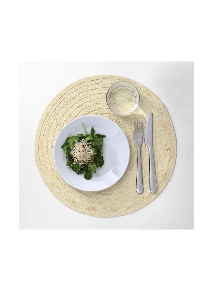Generic - Place mat, palm leaf/natural 37 cm - Image 1