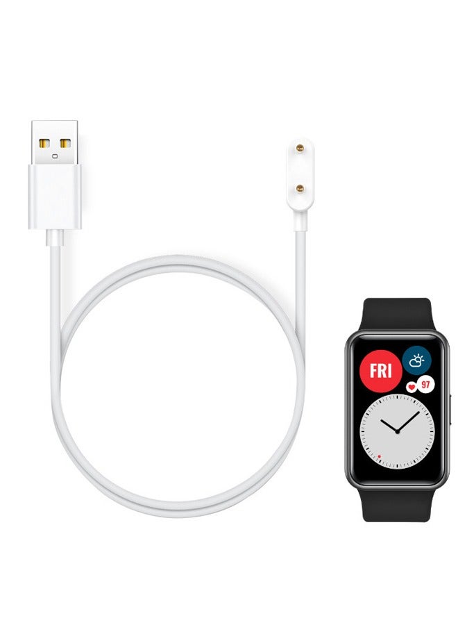 For Huawei Band 8/Huawei Band 9/Huawei Band 10 magnetic charging cable 1M white - Image 1