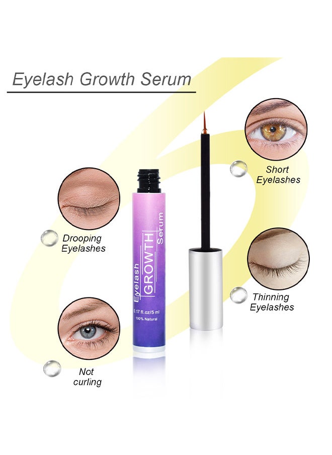 Lash Boost Eyelash Growth Serum (5ml), Eyelash Enhancing Serum For Eyelash Growth, Enhance and Protect The Eyelash Against Breakage, Eyelash Serum To Grow Lashes Thicker Natural Longer