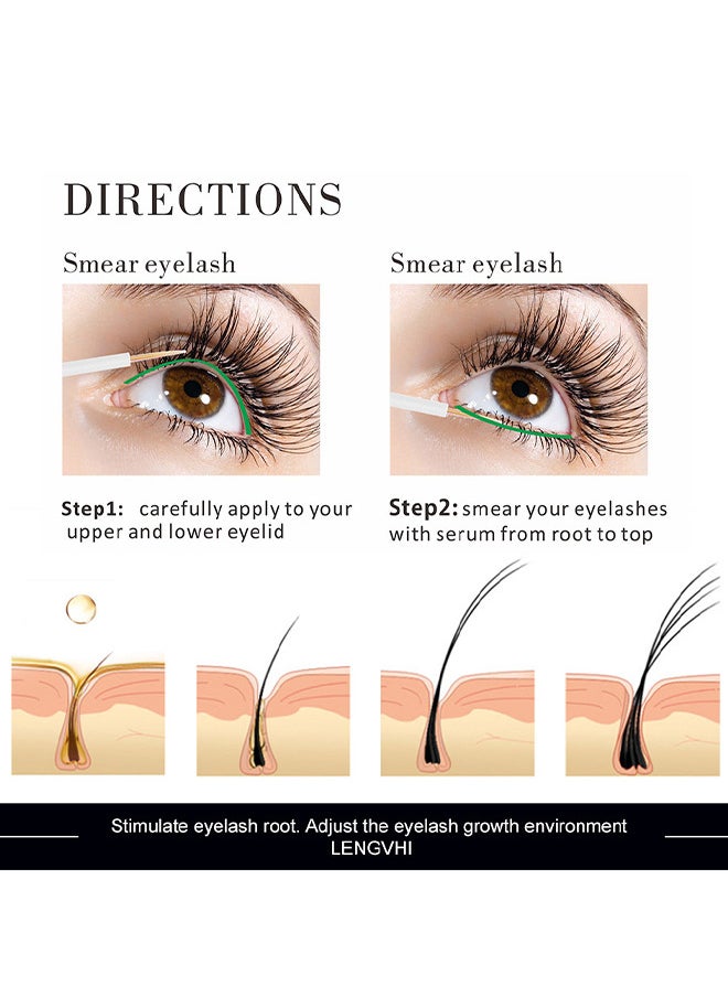 Lash Boost Eyelash Growth Serum (5ml), Eyelash Enhancing Serum For Eyelash Growth, Enhance and Protect The Eyelash Against Breakage, Eyelash Serum To Grow Lashes Thicker Natural Longer