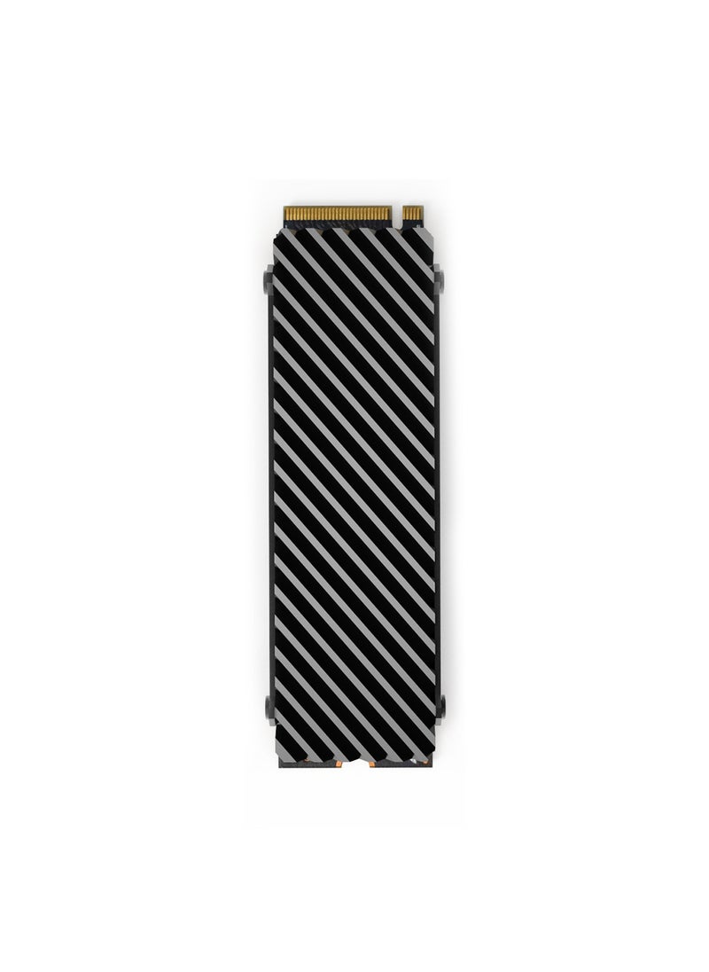 Generic Aluminum M.2 SSD Cooler Heatsink Vest Black 