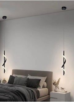 رات سو مصباح معلق LED حلزوني حديث بقدرة 13 واط، إضاءة دافئة، مناسب لغرفة النوم، غرفة المعيشة، والمطبخ  - Image 2
