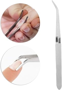 Brrnoo Rotekt Gel Nail Acrylic Nails Shaping Tweezer Clip Nail Art Tool Stainless Steel Ccurve Nail Pinching Tool Magic Wand Acrylic Gel Tips - Image 2