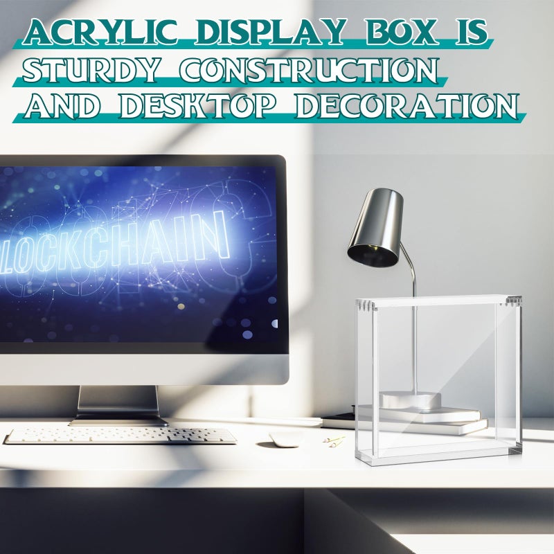 Cinnvoice 1 Pcs Acrylic Magnetic Case Booster Box Protective Case Stackable 4mm Thick Magnetic Closure Gifts for Collectors, Cards Not Included (Japanese Booster) - Image 4