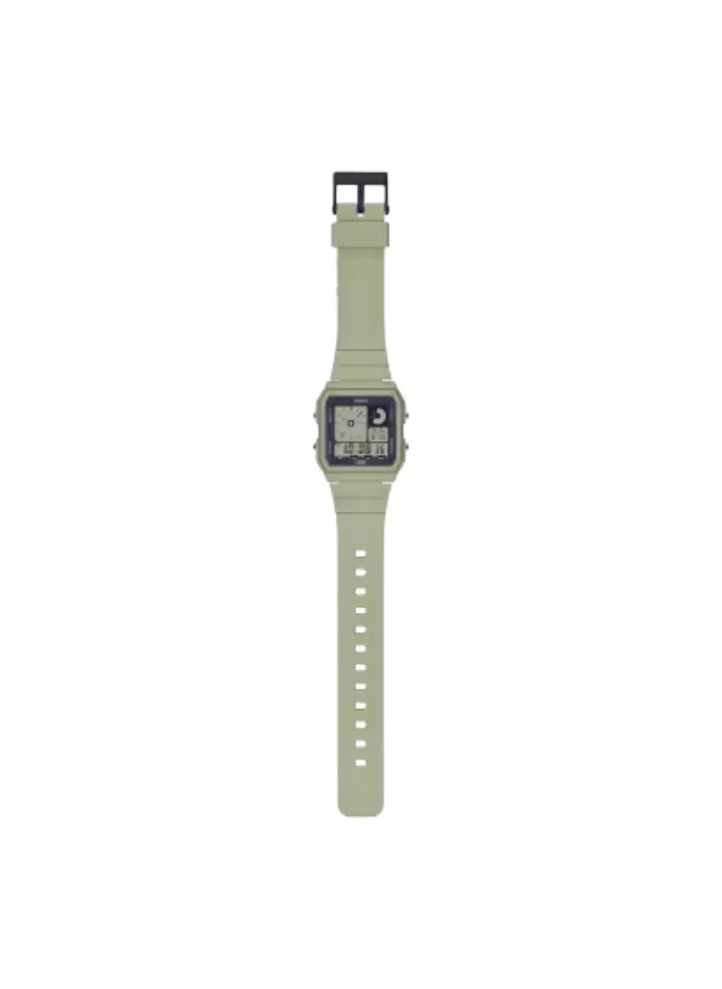 CASIO Men's Digital Display Watch With Green Resin Strap - LF-20W-3ADF