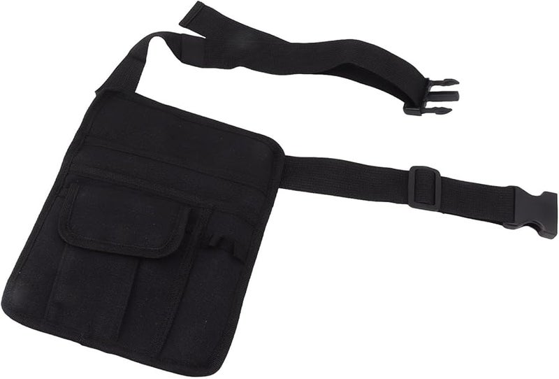 Adjustable Canvas Waist Pouch For Servers Bartenders With Multiple Pockets - Image 4