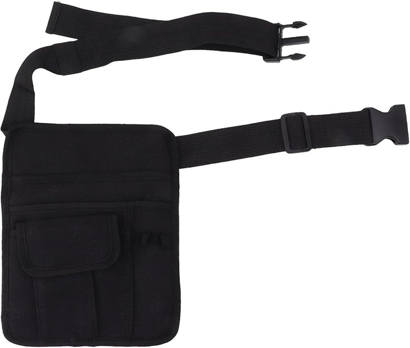 Adjustable Canvas Waist Pouch For Servers Bartenders With Multiple Pockets - Image 1