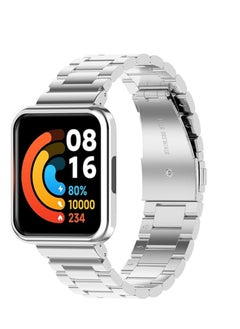 Watch Braleto Bracelet Compatible with Xiaomi Redmi Watch 2 Lite, Stainless Steel Metal Replacement Strap for Xiaomi Redmi Watch 2 Lite 