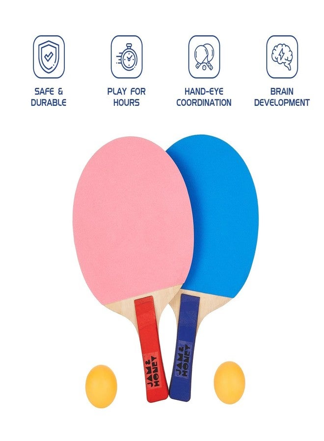 ULTRAZON Table Tennis Trainer Indoor Outdoor Adults Teenagers Kids Toy Portable Set - Ping Pong Ball for Kids Table, 2 Racket & 3 Practice Ball Sports Toys for 4 5 6 8 Years Old,(Medium) - Image 5