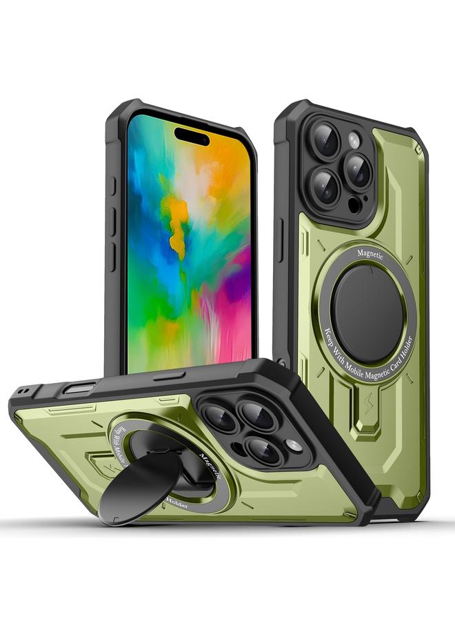 S-TOP Case For iPhone 16 Pro Invisible Bracket MagSafe Magnetic Phone Case - Image 1