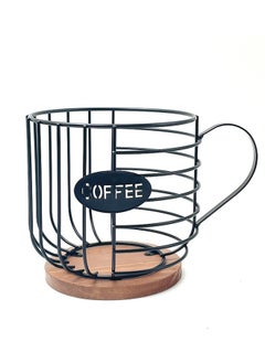 Coffee Capsule And Tea Bag Holder Storage Shelf Cup Shape Table Kitchen Living Room Storage Basket