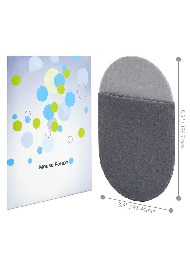 SYOSI Universal Stickon Mouse Pouch Reusable No Glue Residue Mouse Storage Bag for Wireless Mouse Compatible with All Laptops  - Image 5
