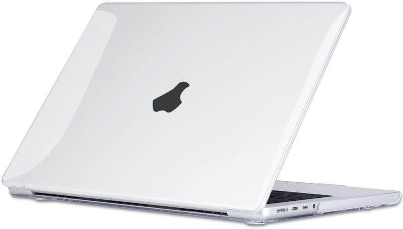 Moca حافظة MOCA متوافقة مع ماك بوك برو 16 بوصة 2024-2021 M4 M3 M2 M1 برو/ماكس مع Touch ID A3403 A3186 A2991 A2780 A2485، غلاف صلب (شفاف تمامًا) - Image 4