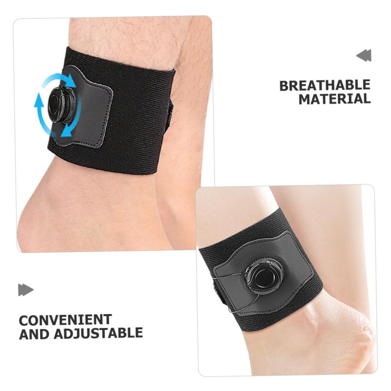 Adjustable Foot Drop Brace Compression Ankle Support Shin Protective Straps Black - Image 4