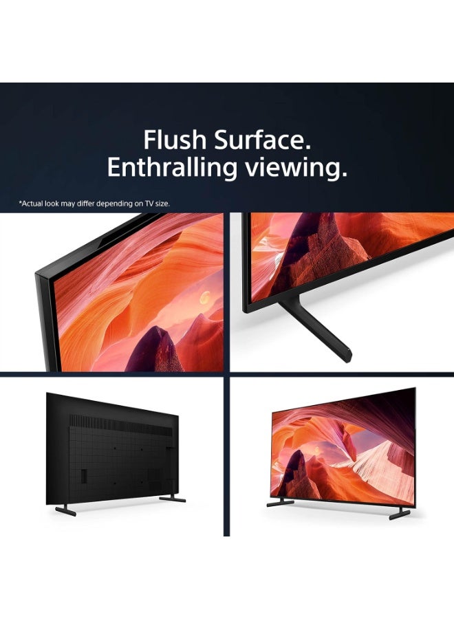 سوني تلفاز سوني برافيا 50 بوصة X80L 4K HDR الذكي (نسخة الإمارات) – تلفاز UHD مثالي للأفلام، والبث، والترفيه العائلي، مع معالج 4K HDR X1، وشاشة Triluminos Pro، ودولبي فيجن ودولبي أتموس، وكروم كاست مدمج، وتحكم صوتي - Image 3