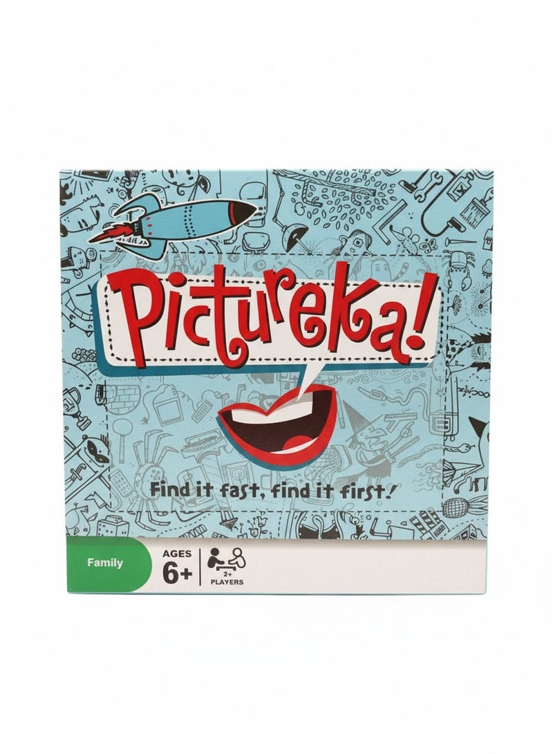 فنسكول ألعاب بيكتشركا - تحدي البصر - لعبة بيكتشركا اللوحية - لعبة أطفال - 105 بطاقة - لعبة عائلية - النسخة الإنجليزية - Image 1