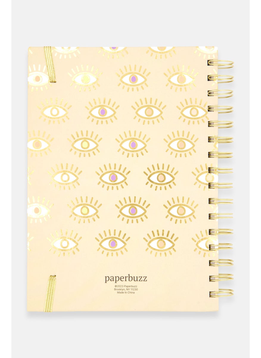 Paperbuzz - Spiral Notebook With Pen, Gold Combo - Image 1