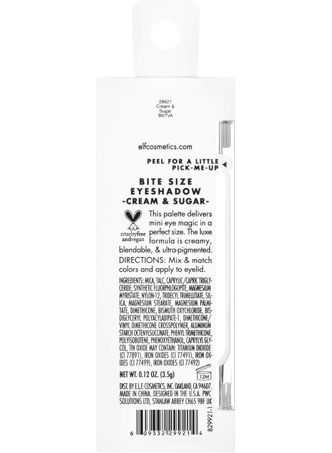 elf Bite-Size Eyeshadow Palette - Cream & Sugar Cream & Sugar - Image 2