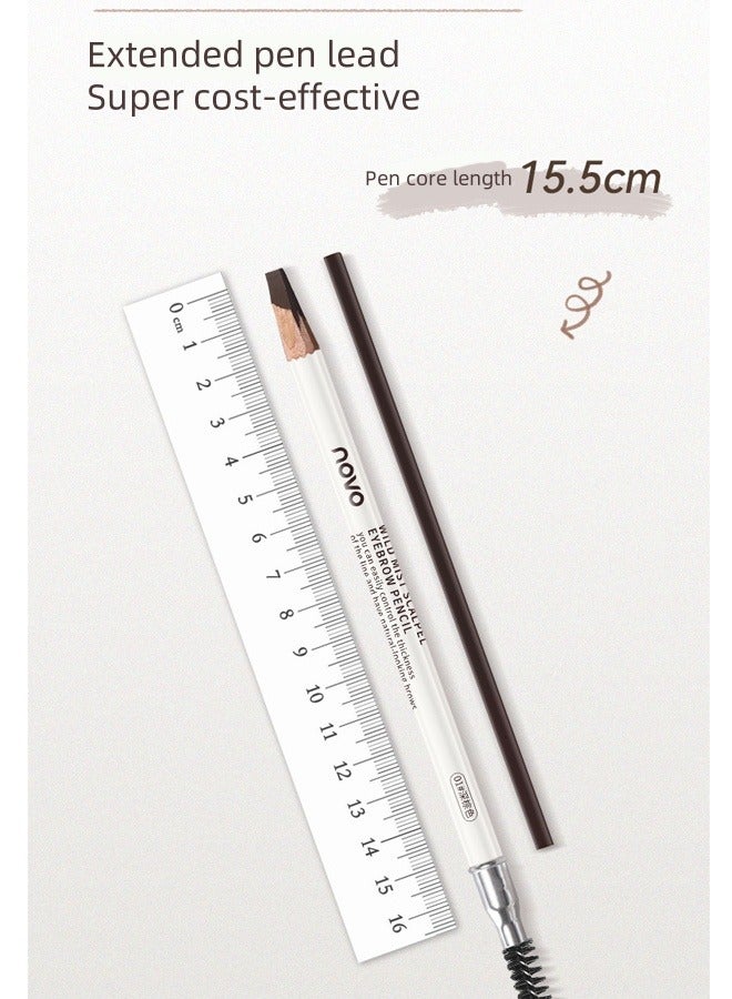 نوفو مقاومة للماء طويلة الأمد الحاجب قلم رصاص 03Natural Brown - Image 5