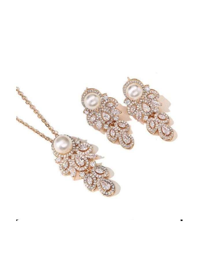 Generic - Pearl Necklace Set - Image 1
