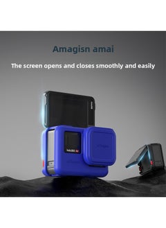 ماركة غير محددة غطاء حماية من السيليكون من AMAgisn Amai Insta360 AcePro ملحقات حماية لكاميرا Shadow Stone Ace Action - اللون: Ace Pro 2 غلاف سيليكون مع غطاء عدسة - رمادي  - Image 4