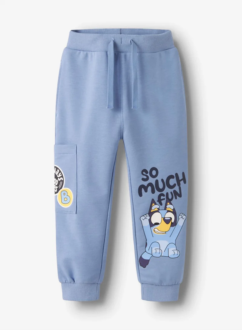 نيم ات سروال رياضي للأطفال بطبعة ورباط شداد