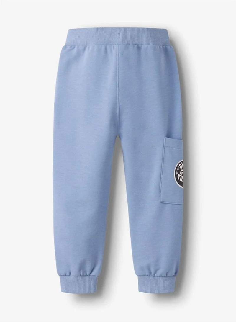 Name It Endless Sky MELANGE Kids Printed Drawstring Sweatpants for Men | Best Price UAE
