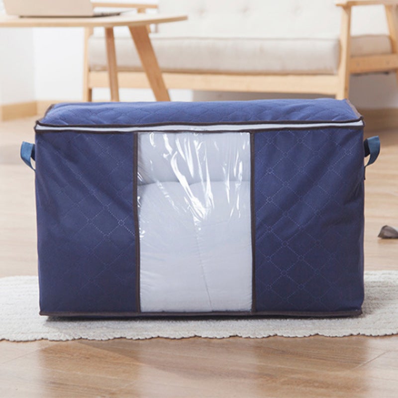 Storage Bag Moisture-Proof Mildew-Proof Clothes Quilt Finishing Bag Quilt Clothes Cloth Bag Moving Packing Bag Artifact - Image 3