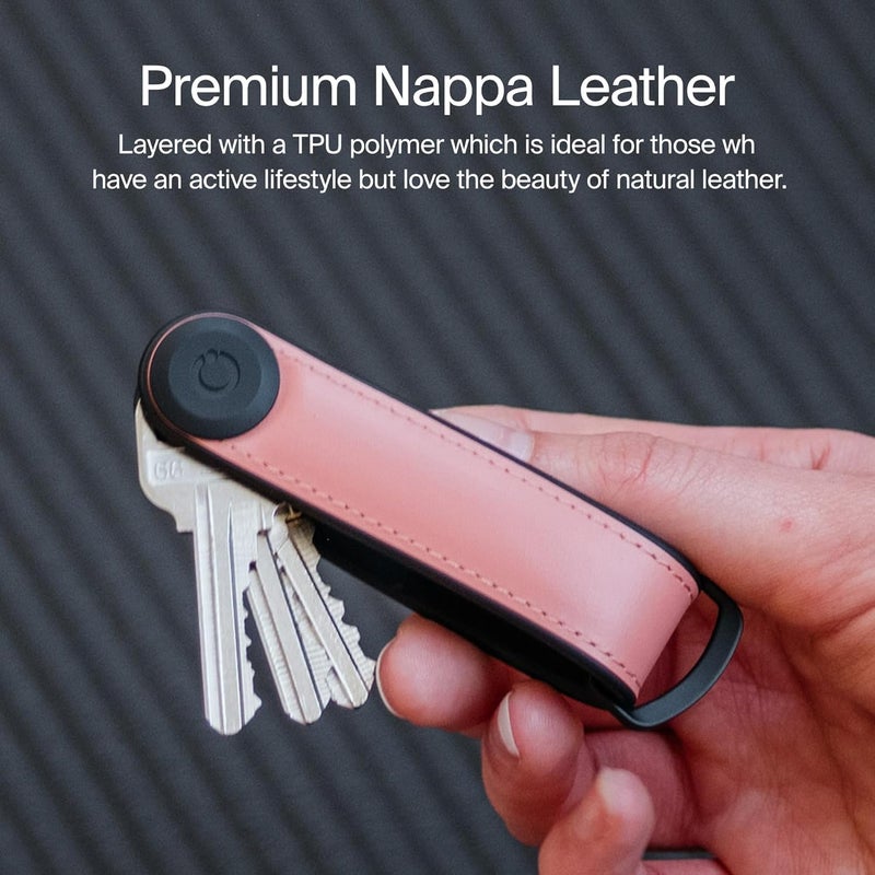 Orbitkey Hybrid Leather Key Organiser - Premium Nappa Leather and TPU - Slim and Quiet Profile - Image 4