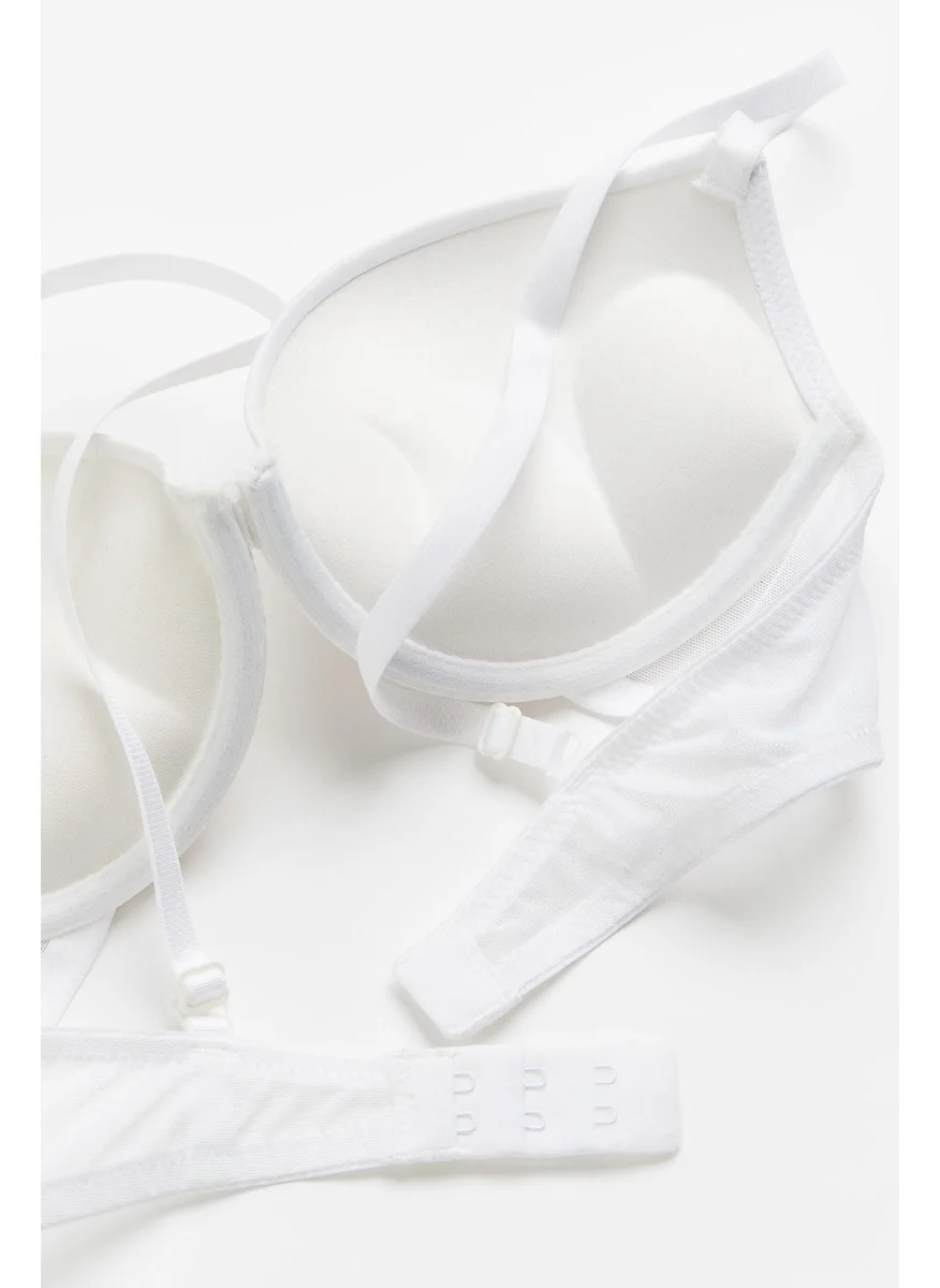 H&M 2-Pack Microfibre Super Push-Up Bra