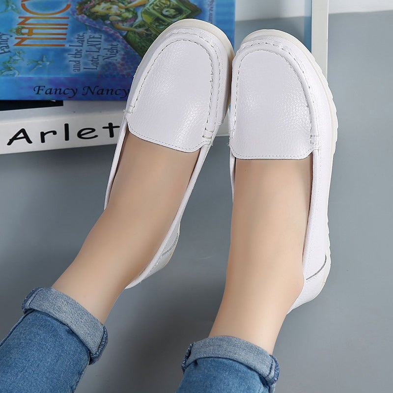 Nurse Shoes For Women, Breathable And Fleece-Lined Cotton Shoes, Comfortable For Long Standing, Lightweight, Non-Slip, Odor-Resistant Work Shoes For Healthcare Professionals - Image 3