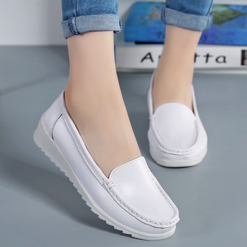Nurse Shoes For Women, Breathable And Fleece-Lined Cotton Shoes, Comfortable For Long Standing, Lightweight, Non-Slip, Odor-Resistant Work Shoes For Healthcare Professionals - Image 5