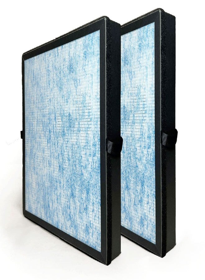 Nispira MK04 MK04LX Filter Replacement For Aroeve Air Purifier 3-in-1 True HEPA Activated Carbon Removes Smoke AOCs 2 Packs - Image 2